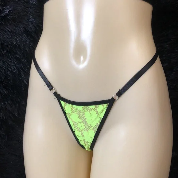 Like Green & Black Lace 2pc Bralette Set - Picture 3 of 10